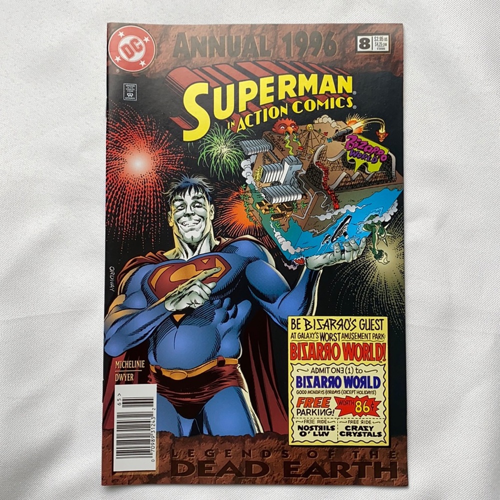 Superman in Action Comics Annual 8 1996, DC Comics Vintage